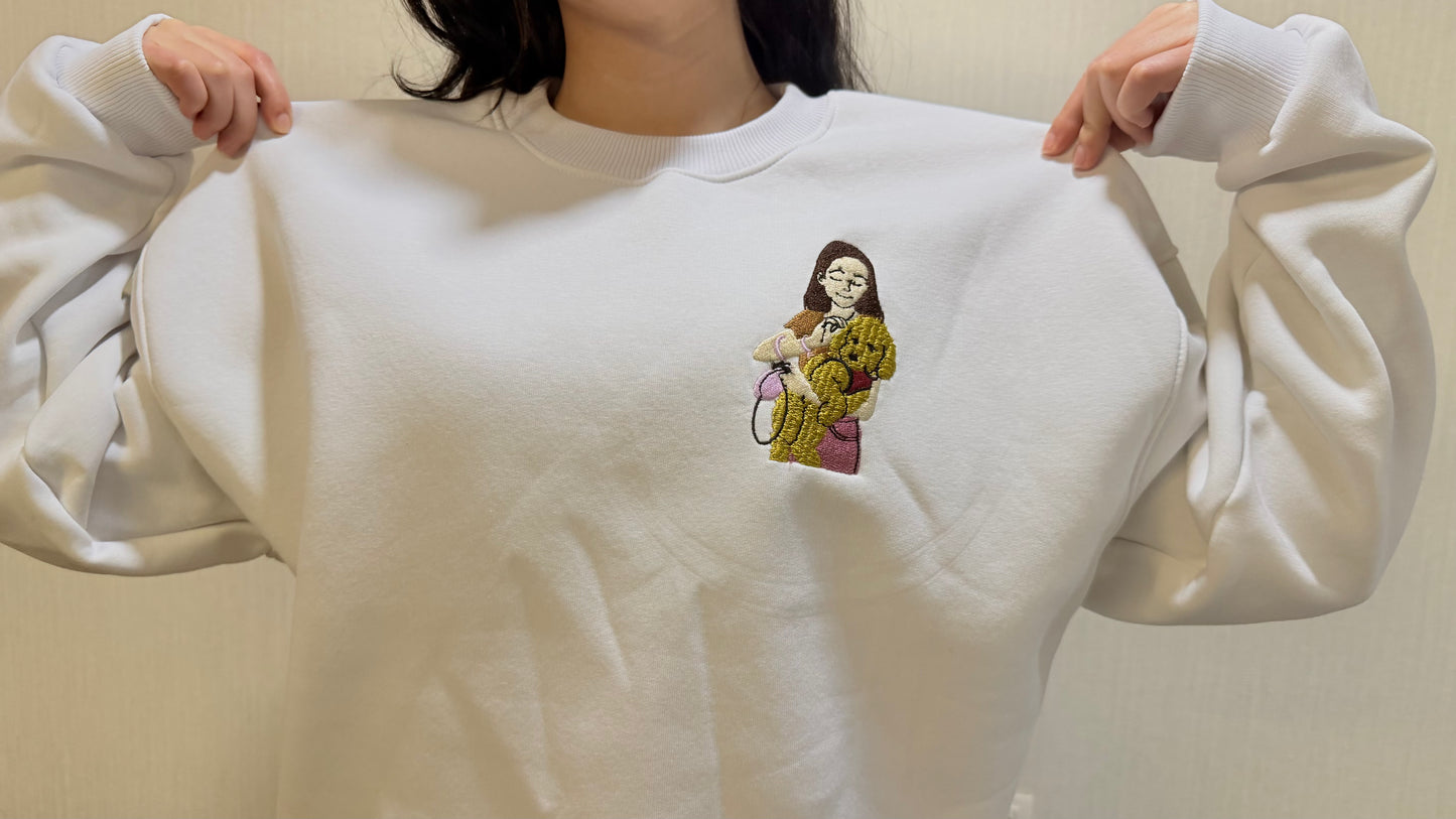 Kişiye Özel Nakışlı Sweatshırt