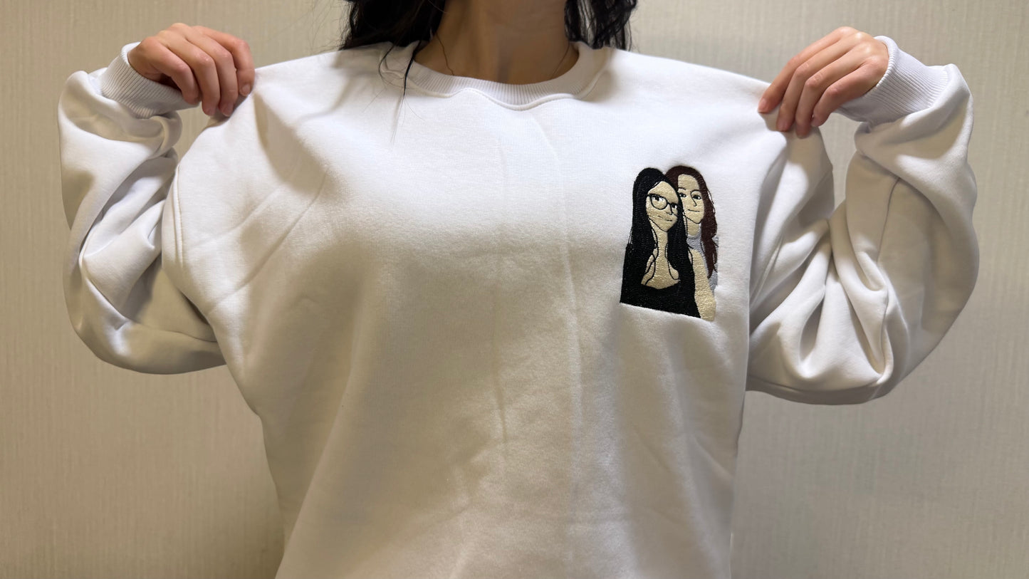 Kişiye Özel Nakışlı Sweatshırt