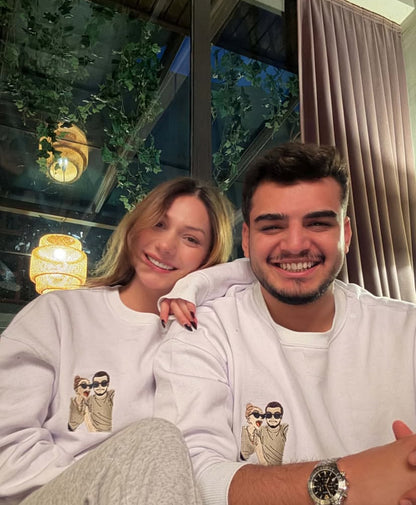 Kişiye Özel Nakışlı Sweatshırt